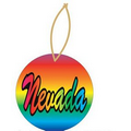 Nevada Ornament w/ Clear Mirrored Back (10 Square Inch)